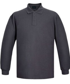 Polera Pique Hombre Manga Larga 60/40